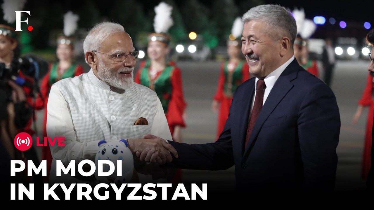 LIVE: PM Modi Commences Kyrgyz Republic Visit for Shanghai Cooperation Organisation Summit | SCO