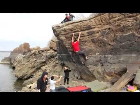 un dia a la playa (a day at the beach bouldering Dec 1 2012)