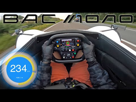 BAC MONO | TOP SPEED POV on AUTOBAHN