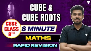 Cube & Cube Roots  || 8 Min || CBSE Class 8 Math Rapid Revision || Ayush Sir