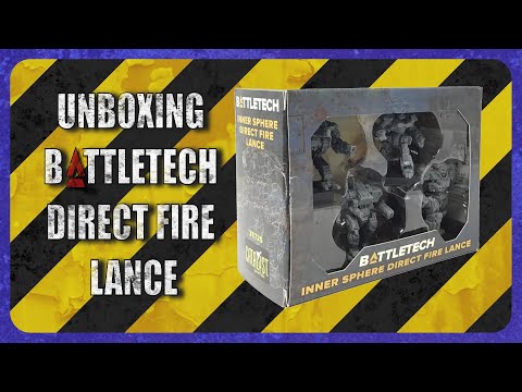 Unboxing Battletech Inner Sphere Direct Fire Lance : TTM Ep032