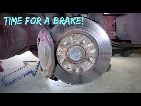 Time to put a stop to the FD RX-7 Project (brake removal)