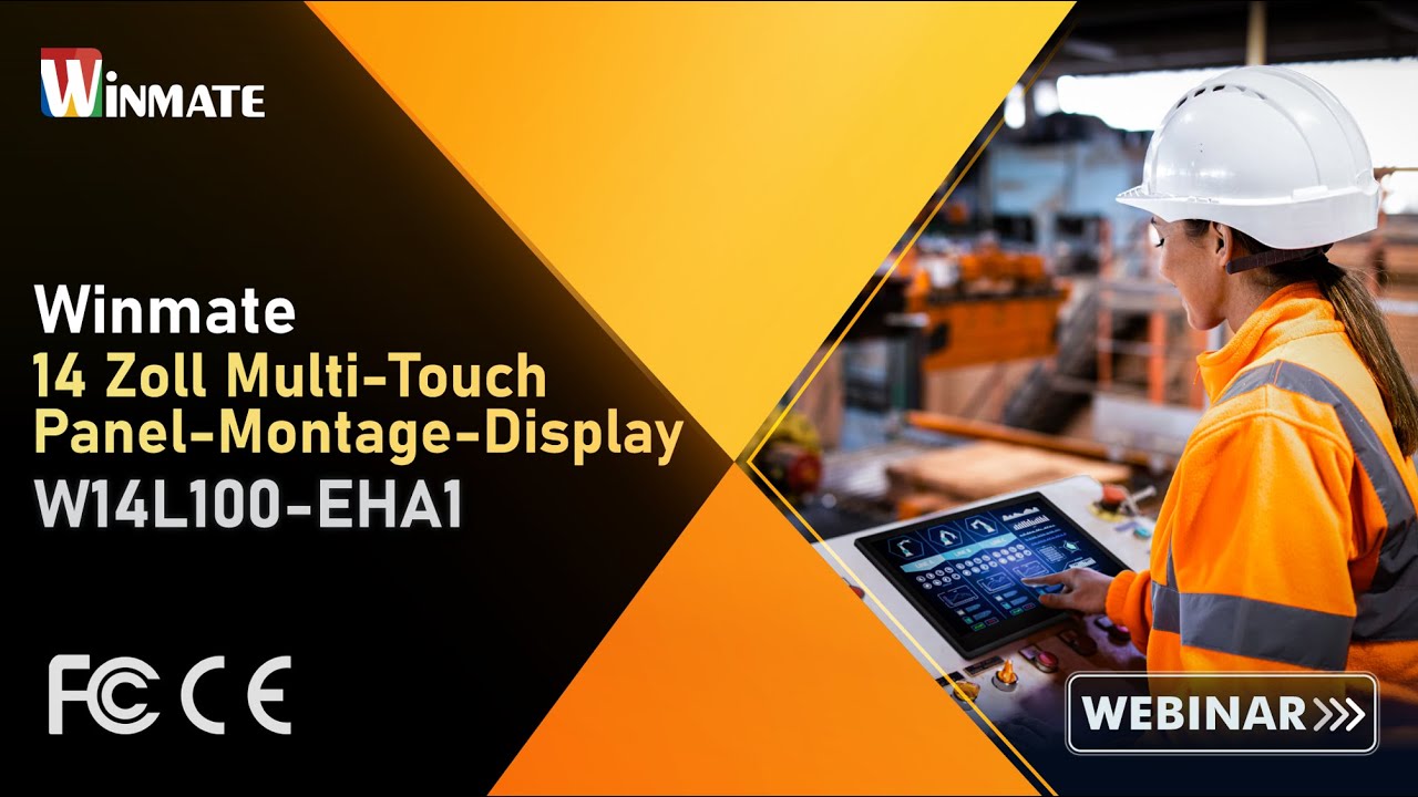 Winmate Multi-Touch Panel-Montage-Display W14L100-EHA1