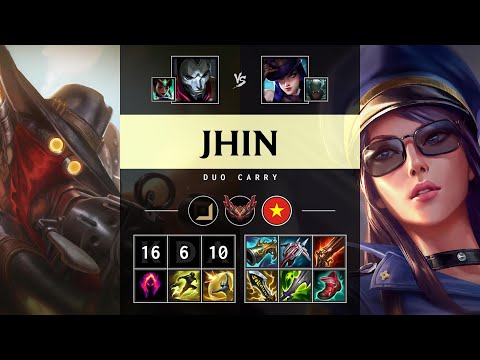 Jhin ADC vs Caitlyn - VN Grandmaster Patch 25.06