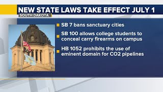 New South Dakota laws go into effect July 1