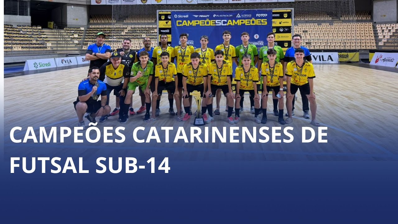 Trombudo Central faz história no futsal catarinense