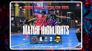 FINAL MATCH HIGHLIGHTS | JOHOR BAHRU FUTSAL CUP 2025 [JBFC] | BOZIQBU FT [6] - [2] BIAWAK HANDSOME