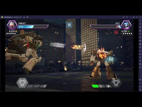 RAMJET VS JAZZ (5-star Bot Battle) _ "Transformers: Forged to Fight"