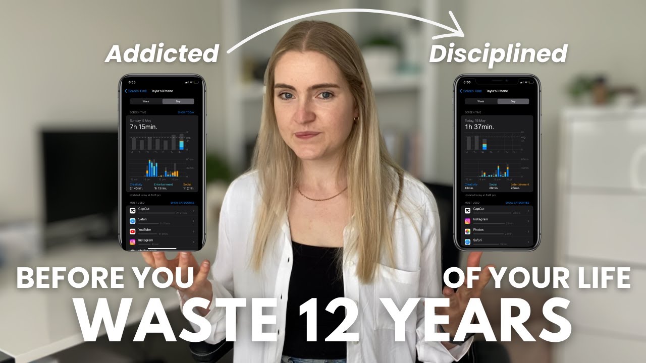 I Turned My Phone Into A Productivity Machine & Beat My Phone Addiction