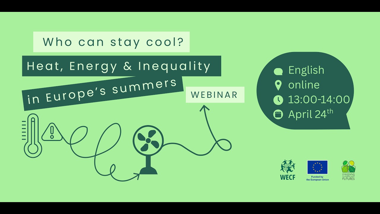 How to keep cool! Heat, Energy & Inequality in Europe's summers