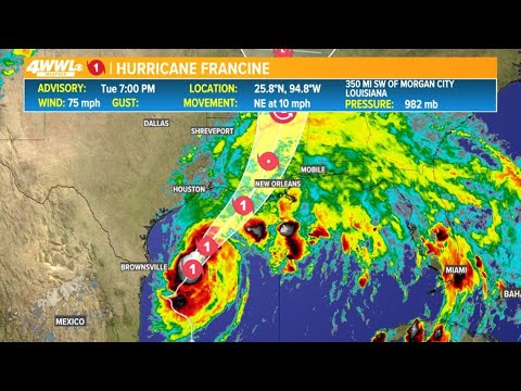 Tracking Francine: Storm track, Spaghetti Models and Live Radar | wwltv.com