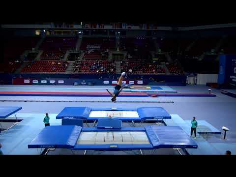 DUTRA Rayan (BRA) M - 2022 Trampoline Worlds, Sofia (BUL) - Q Trampoline Exercise 2