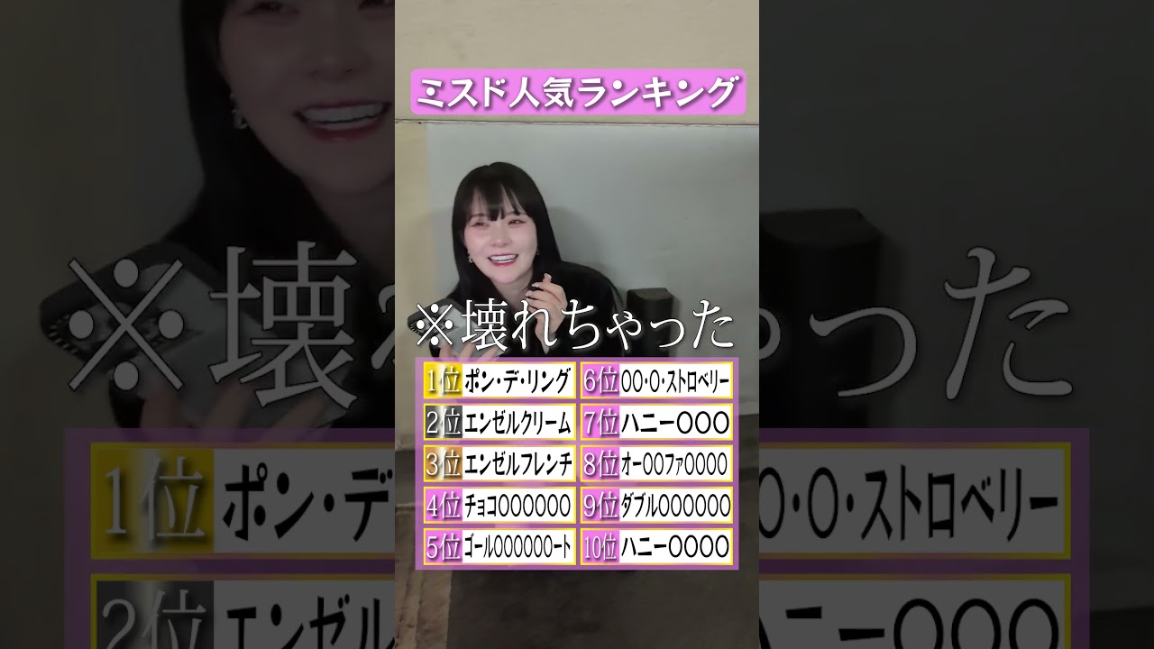 ミスドの人気ランキングTOP10！  #さくらチャンネル  #さくら #ランキング