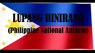 Lupang Hinirang - (Philippine National Anthem with vocals)
