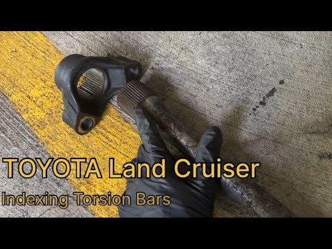 OME Lift Torsion Bars Install 100 Series Land Cruiser