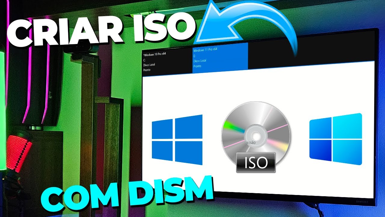 Criar Uma (ISO) PARA Instalação do Windows 10-11 Com Programas + Office 2024 Pré-Instalados OFICIAL