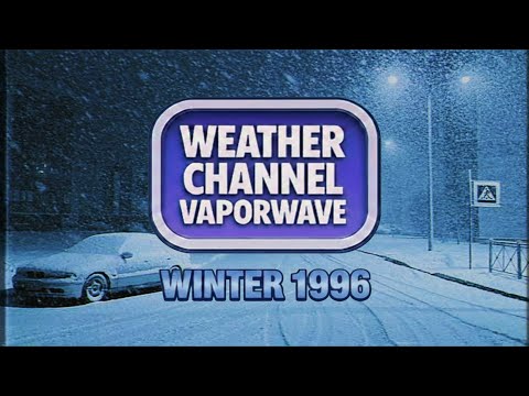 WINTER WEATHER CHANNEL VAPORWAVE Vol.03 // Ice Storm Warning 1996 ~ 90s Nostalgia Mix