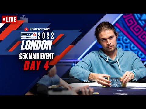 EPT London 2022 £5,300 Main Event - Day 4 ♠️ PokerStars