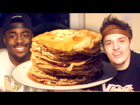 EATING THE BIGGEST PANCAKE EVER