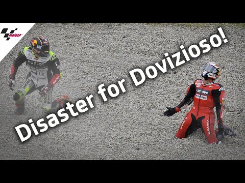ポイントリーダーのドヴィチオーゾがザルコの転倒に巻き込まれる衝撃のクラッシュ動画。MotoGP カタルーニャGP