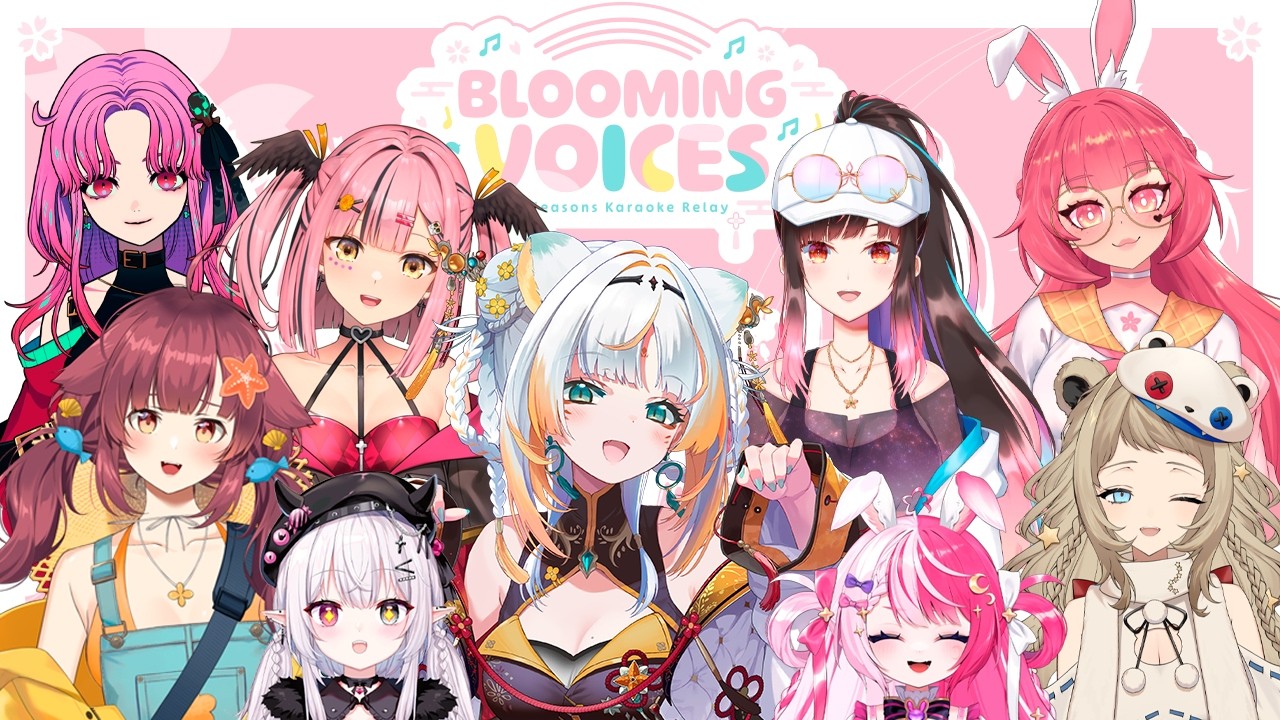 【BLOOMING VOICES: Karaoke Relay】After Party! 🌸 #4SeasonsKaraoke【Taiga Toragami | ChromaSHIFT】