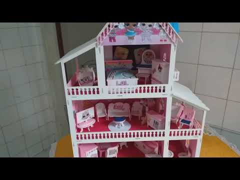 Como  Personalizar casa de BOneca em MDF