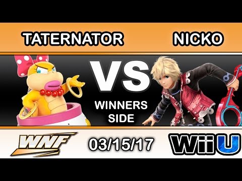 WNF 1.5 - Ronin R5 | Taternator (Wendy) Vs. FAD | Nicko (Shulk) Winners Side - Smash Wii U