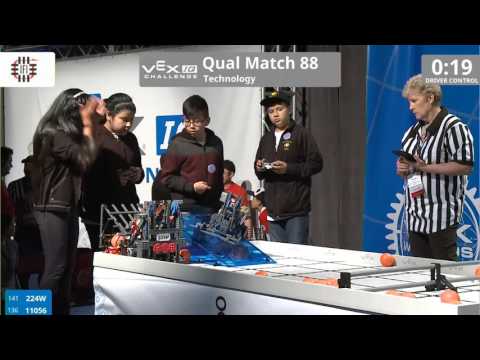 VEX Worlds 2016 - VEXIQ Elementary School - Technology - Qual 88 (224W 11056) 72