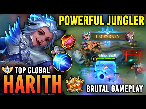 POWERFUL JUNGLER!! HARITH JUNGLER BEST BUILD 2023 | TOP GLOBAL HARITH GAMEPLAY - MOBILE LEGENDS