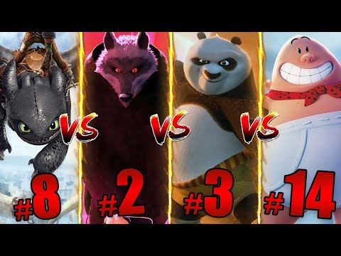 Who's Really the Most Powerful Character in Dreamworks? | Ranking From Weakest to Strongest!