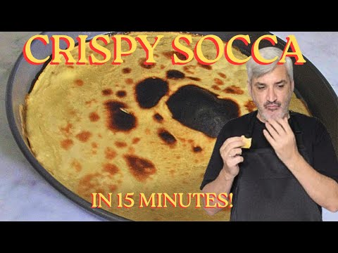 I Tried Nice’s CRISPIEST Street Food at Home… and It’s 100% VEGAN and super Easy SOCCA #glutenfree