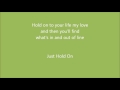 Phillip Phillips Hold On (Lyrics)