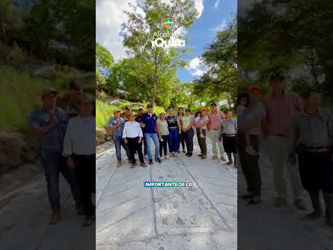 Entrega de 100 mts de placa huella en la vereda Santa Lucía! Alcaldía Municipal de Iquira - Huila