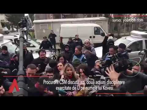 Stiri Mediafax 27 Martie - Kovesi, în fața Secției de Procurori a CSM