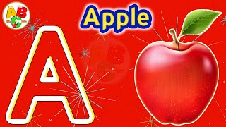 ABC song | nursery rhymes | abc phonics song for toddlers | a for apple