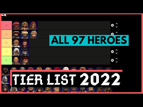 TIER LIST 2022. I RANKED ALL 97 HEROES IN ACR - Assassin's Creed Rebellion
