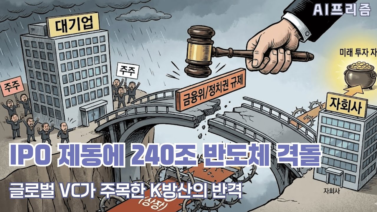 IPO 제동에 삼성·SK 240조 격돌 [AI PRISM]