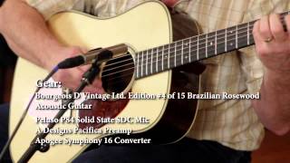 Bourgeois D Vintage Ltd. Edition #4 of 15 Brazilian Rosewood Acoustic Guitar
