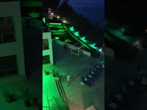 White cliffs Byala at Night , Black sea . Varna ,  Bulgaria