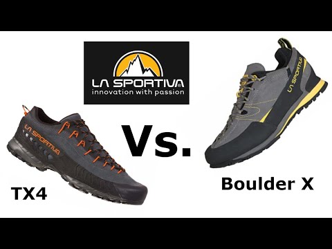La Sportiva TX4 vs. Boulder X | Unboxing and comparison