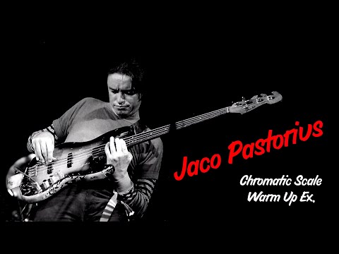 Jaco Pastorius | Chromatic Scale Warm Up Exercise with Tab