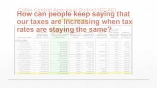 Assements and Tax Rates Explained, part 1