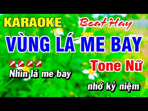 Karaoke Vùng Lá Me Bay Nhạc Sống (Beat Hay) Tone Nữ | Hoài Phong Organ