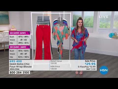 HSN | IMAN Global Chic Fashions 03.17.2021 - 02 PM