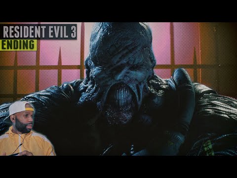 THE FINALE. HE'S UGLY AS HELL. - Resident Evil 3 Remake Walkthrough Gameplay Part 12 - GAME ENDING