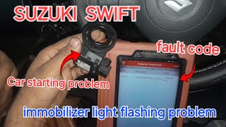 p1614 Transponder Response Error/ Suzuki Swift  immobilizer flashing problem/ car starting problem