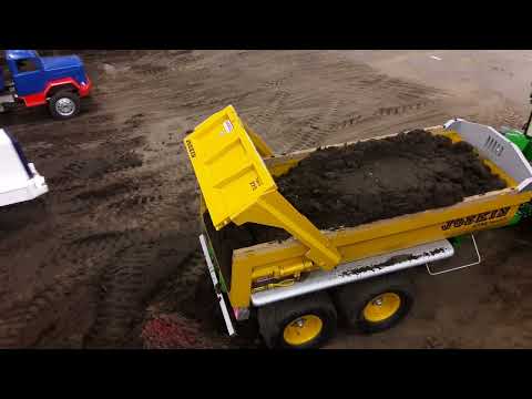 Intermodellbau Dortmund 2023 RC Dump Truck -  Excavator - Tractor - Big Scale 1:8