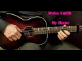 How to play MYLES SMITH - MY HOME Wish-Wednesday Acoustic Guitar Lesson - Tutorial
