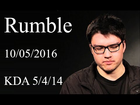 Dyrus Rumble Top ft Annie Bot - Full Stream 10/05/2016 KDA 5/4/14 - #24