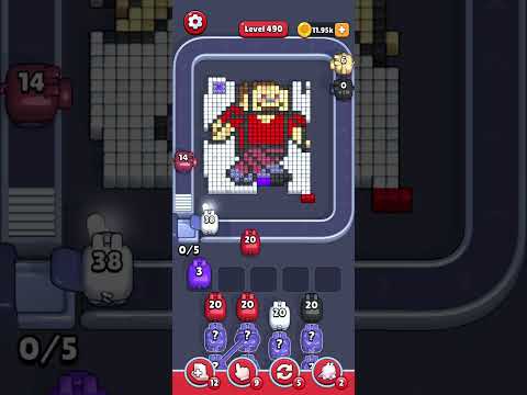 Pixel Flow Level 490 Walkthrough